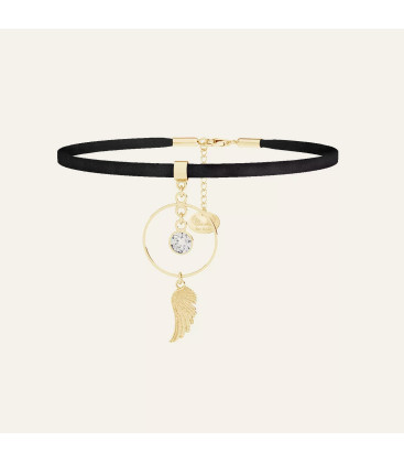 Choker piórko - Voar, Sky&Co, srebro 925