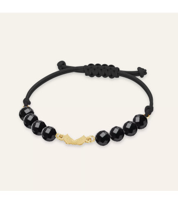 Wings - cord bracelet with stones, Sky&Co
