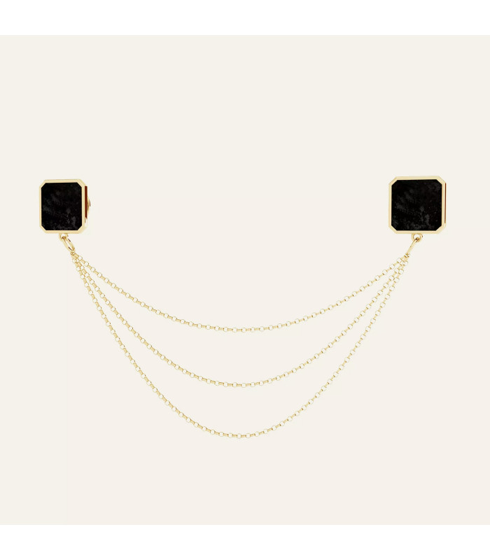 Shirt chain tassel with resin - Midas, Sky&Co, sterling silver 925