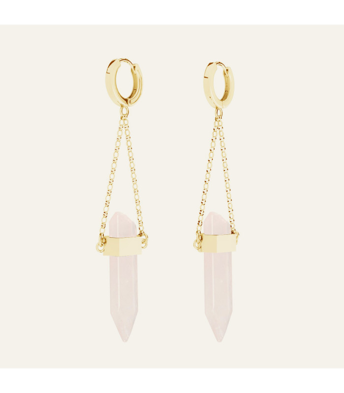 Ezoteriq earrings with mountain stone, Sky&Soul, sterling silver 925