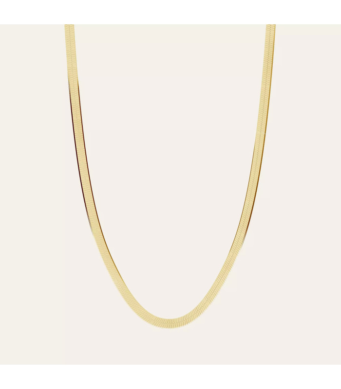 Choker płaszczona żmijka, Sky&Soul, srebro 925