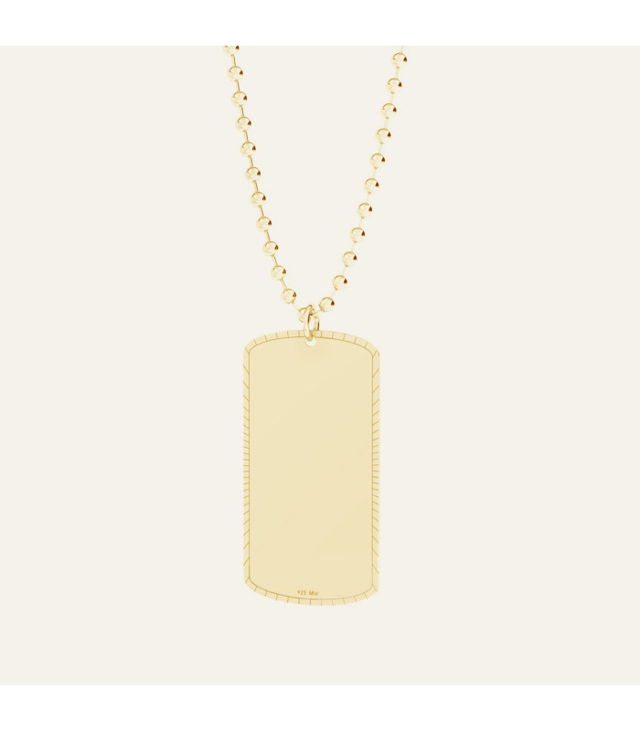 Dogtag necklace, Sky&Soul, sterling silver 925