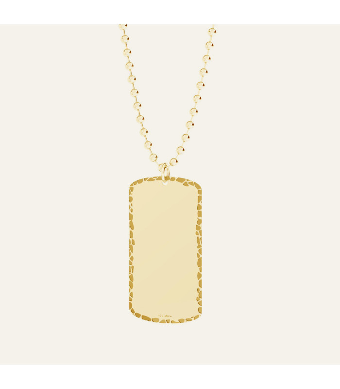 Dogtag necklace, Sky&Soul, sterling silver 925